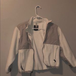 THE NORTH FACE KIDS WHITE JACKET/COAT